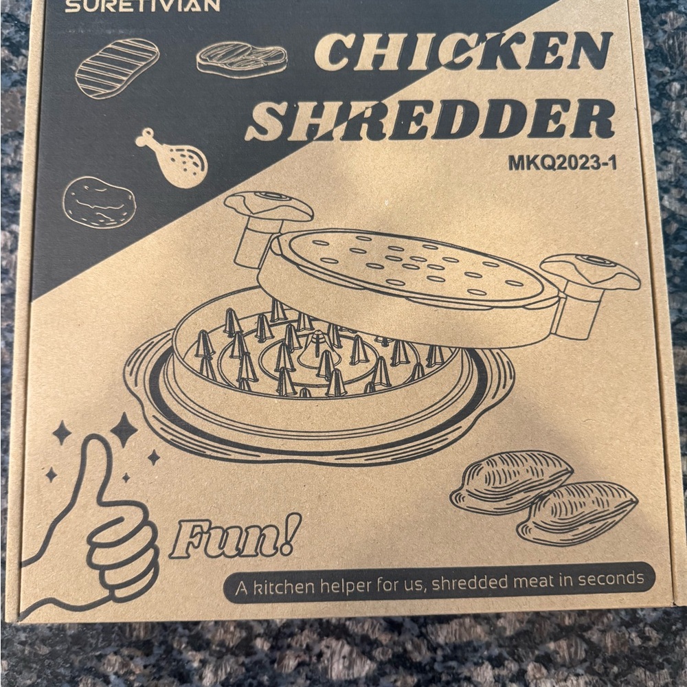 Gold Chicken Shredder - never used